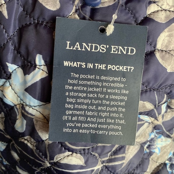 LANDSEND Women’s Packable Primaloft Jacket Quilted/Pockets/Lightweight Warmth - Picture 9 of 9